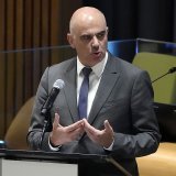 Alain Berset à la tribune du sommet sur les objectifs de développement durable à New York.